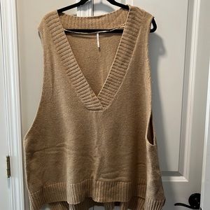 Free people sz m sweater vest